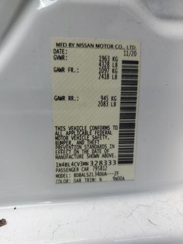 2021 NISSAN ALTIMA SR - 1N4BL4CV3MN328333