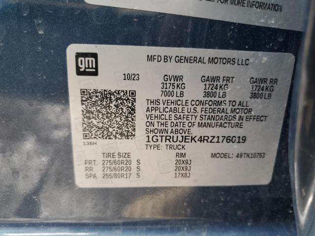 2024 GMC SIERRA K15 - 1GTRUJEK4RZ176019