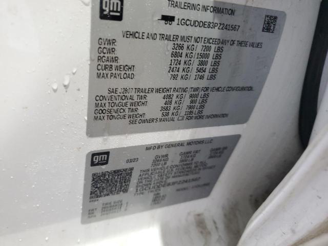 2023 CHEVROLET SILVERADO - 1GCUDDE83PZ241567