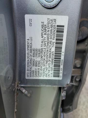 2022 HONDA CIVIC SPOR - 19XFL1H88NE013675