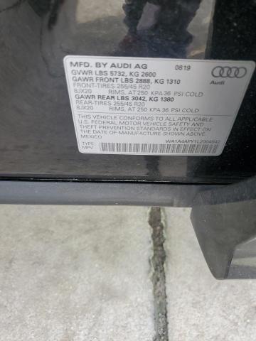 2020 AUDI SQ5 PREMIU - WA1A4AFY1L2004542