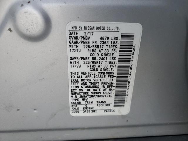 2017 NISSAN ROGUE S - JN8AT2MV7HW021910
