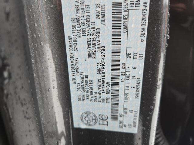 2023 FORD F150 SUPER - 1FTFW1E87PKF42790