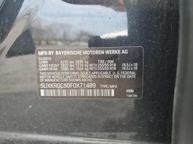 2015 BMW X5 XDRIVE3 - 5UXKR0C50F0K71489