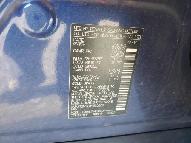 2018 NISSAN ROGUE S - KNMAT2MV0JP520883