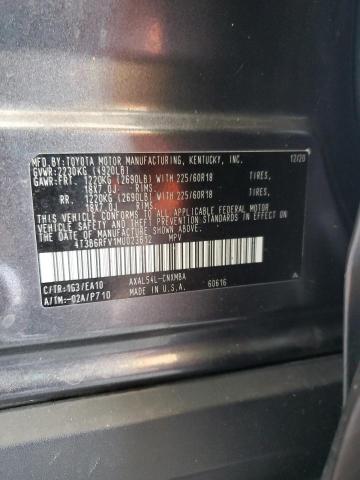 2021 TOYOTA RAV4 XLE P - 4T3B6RFV1MU023612