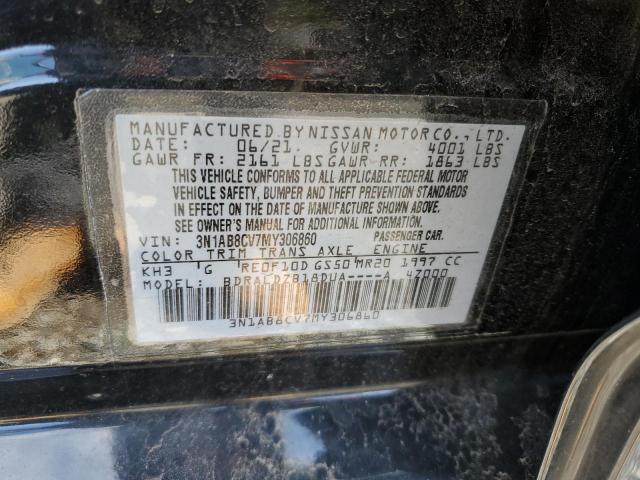 2021 NISSAN SENTRA SV 3N1AB8CV7MY306860