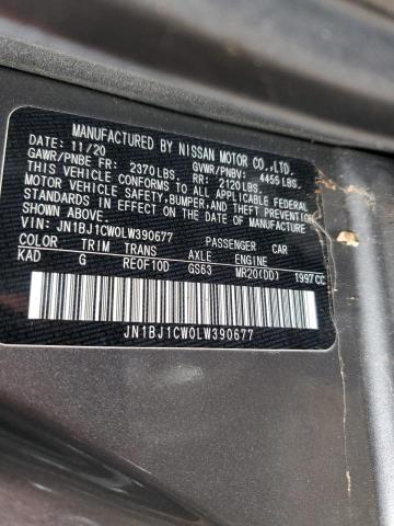 JN1BJ1CW0LW390677 2020 NISSAN ROGUE