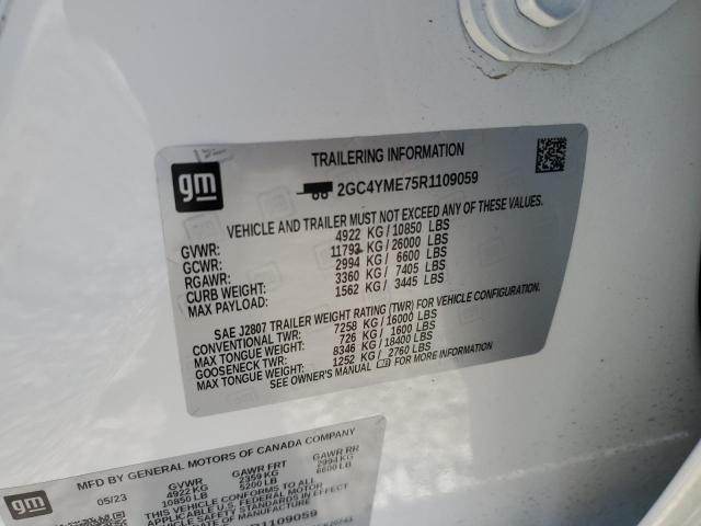 2024 CHEVROLET SILVERADO - 2GC4YME75R1109059