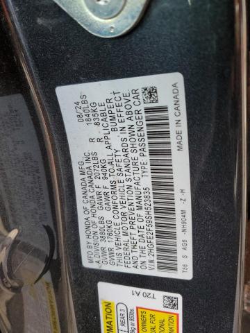 2025 HONDA CIVIC SPOR - 2HGFE2F59SH523835