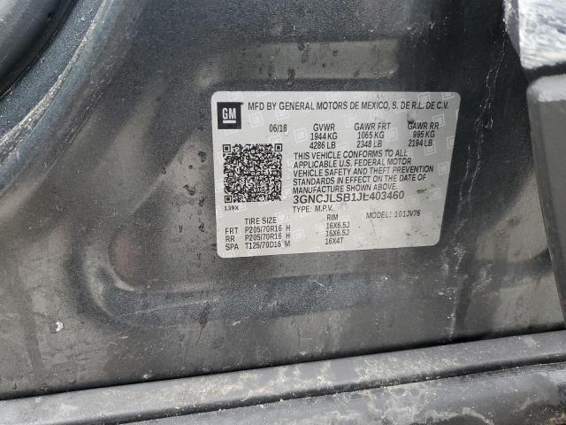 2018 CHEVROLET TRAX 1LT - 3GNCJLSB1JL403460