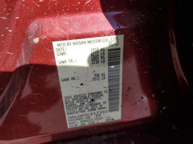 2015 NISSAN ALTIMA 2.5 - 1N4AL3AP2FC257392