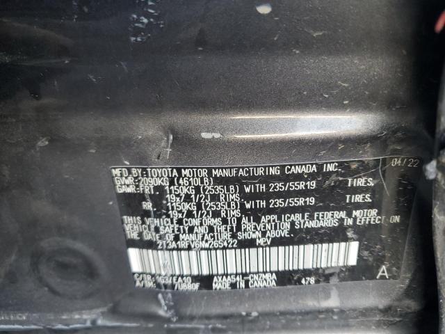 2022 TOYOTA RAV4 XLE P - 2T3A1RFV6NW265422