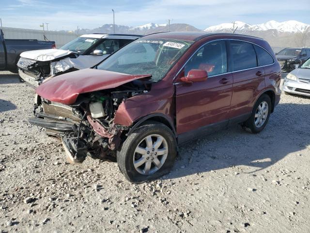 HONDA CR-V EXL 2007 burgundy  gas JHLRE48707C054217 photo #1
