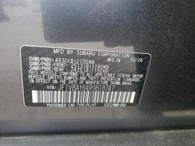 2024 SUBARU WRX TR JF1VBAY64R9818747