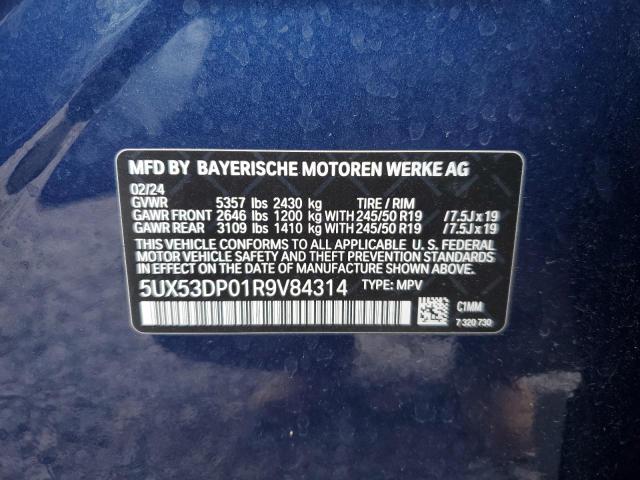 2024 BMW X3 5UX53DP01R9V84314