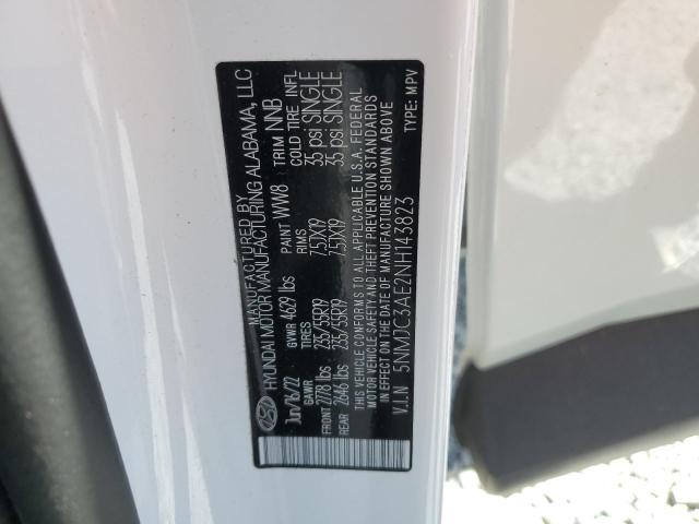 2022 HYUNDAI TUCSON SEL - 5NMJC3AE2NH143823