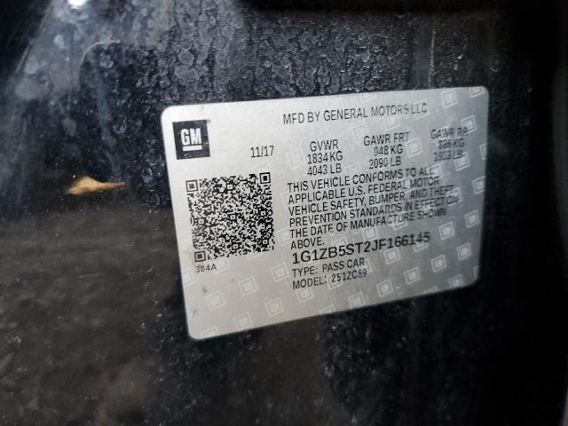 2018 CHEVROLET MALIBU LS - 1G1ZB5ST2JF166145