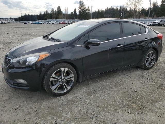 KIA FORTE EX 2016 black sedan 4d gas KNAFZ4A87G5598190 photo #1