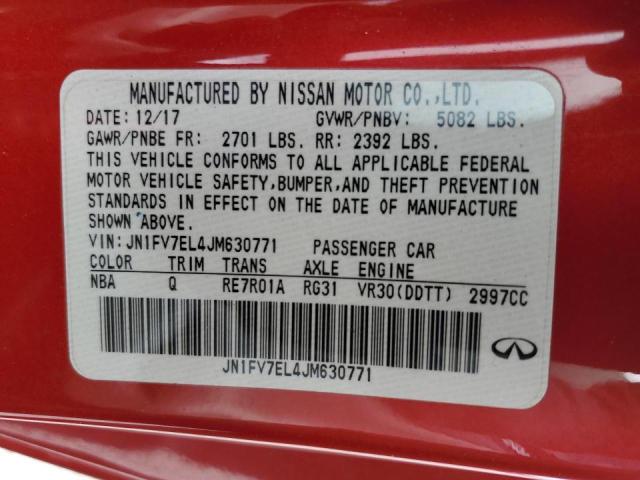 2018 INFINITI Q60 RED SP JN1FV7EL4JM630771