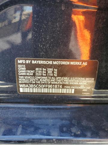 2015 BMW 328 WBA3B5C50FF961874