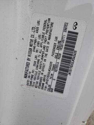 2020 INFINITI Q60 PURE - JN1EV7EK0LM340405