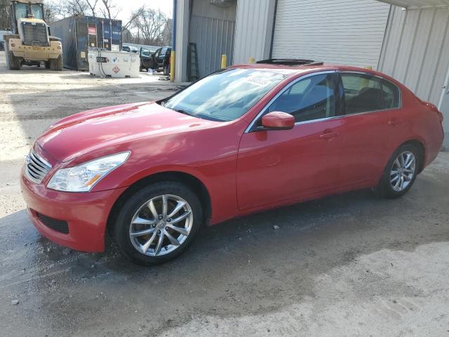 INFINITI G37 2009 red  gas JNKCV61F59M353892 photo #1