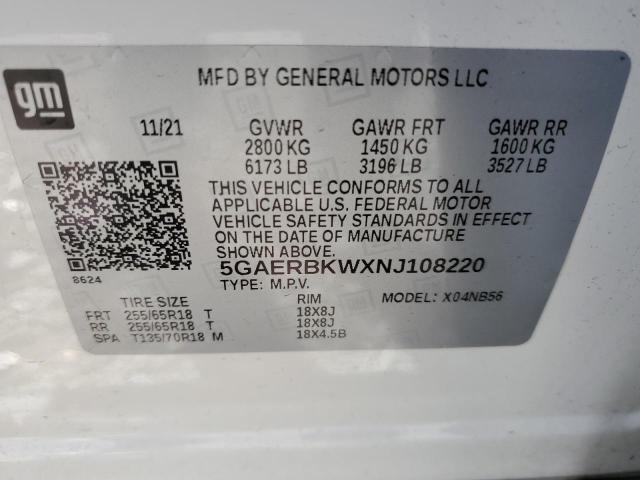 2022 BUICK ENCLAVE ES - 5GAERBKWXNJ108220