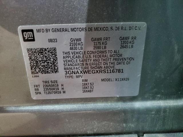 2024 CHEVROLET EQUINOX RS - 3GNAXWEGXRS116781