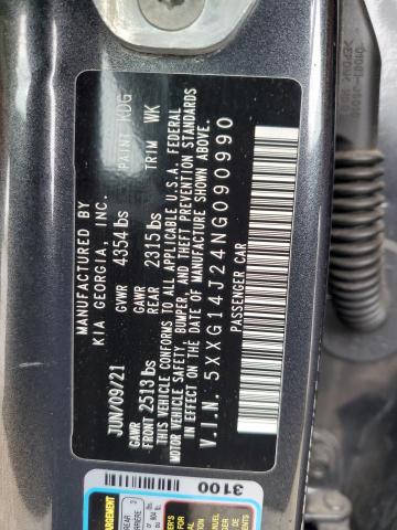 2022 KIA K5 LXS 5XXG14J24NG090990