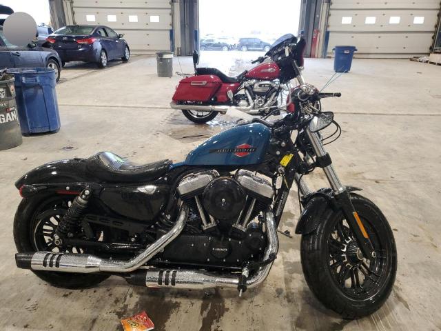 HARLEY-DAVIDSON XL1200 X 2021 blue  gas 1HD1LC314MB414201 photo #1