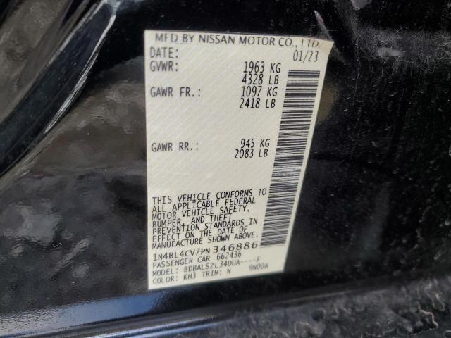 2023 NISSAN ALTIMA SR - 1N4BL4CV7PN346886