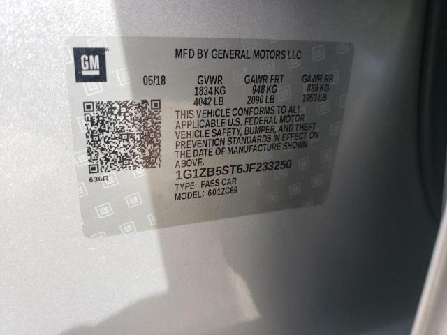 2018 CHEVROLET MALIBU LS - 1G1ZB5ST6JF233250