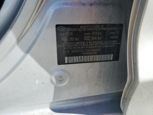 2019 HYUNDAI ELANTRA SE - 5NPD74LF6KH486002