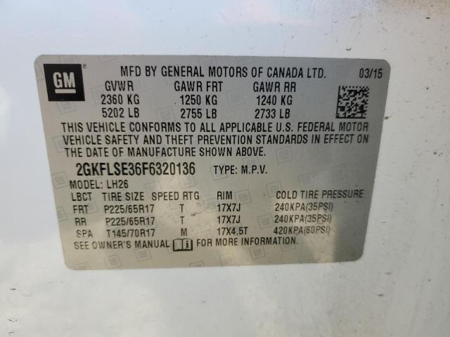 2015 GMC TERRAIN SL - 2GKFLSE36F6320136