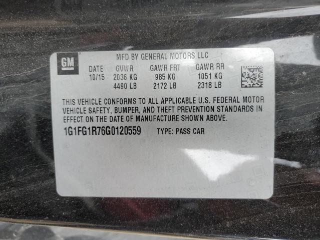 2016 CHEVROLET CAMARO SS - 1G1FG1R76G0120559
