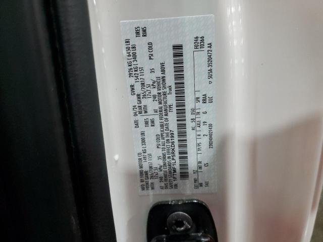2024 FORD F150 XL - 1FTMF1LP5RKD61997