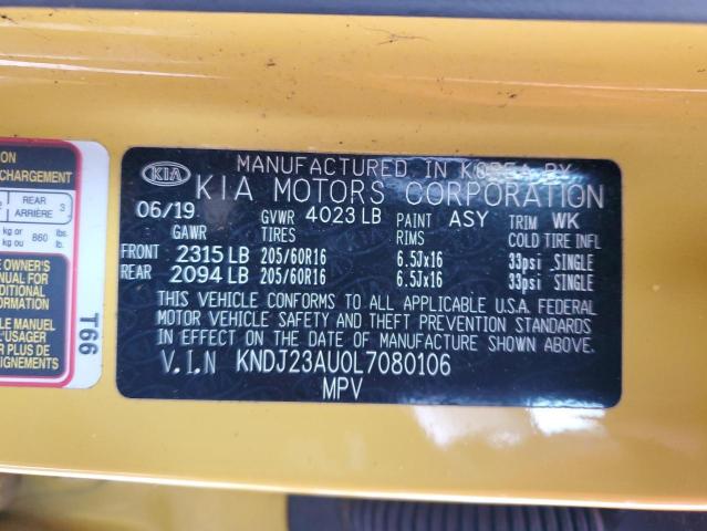 2020 KIA SOUL LX - KNDJ23AU0L7080106