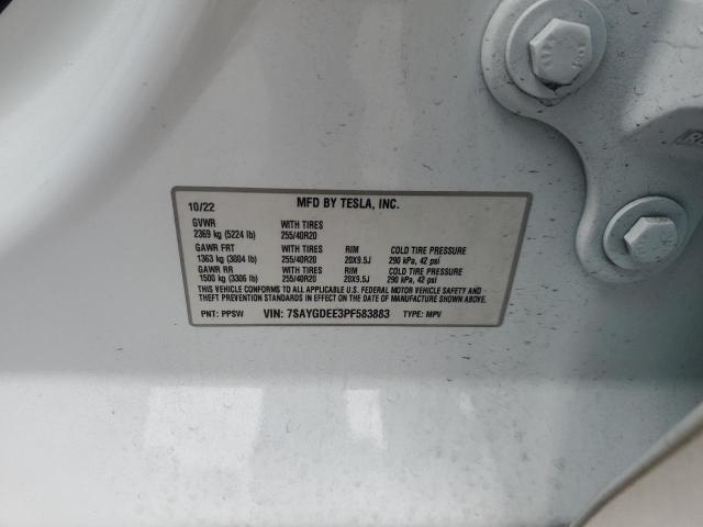 2023 TESLA MODEL Y - 7SAYGDEE3PF583883