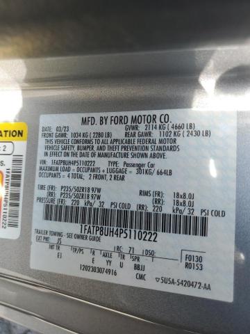 2023 FORD MUSTANG - 1FATP8UH4P5110222