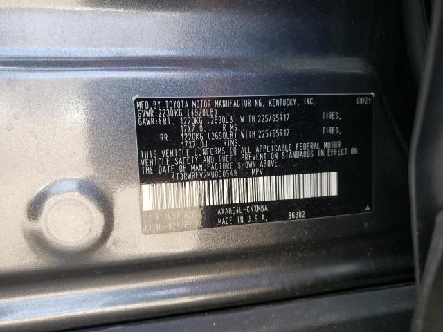 2021 TOYOTA RAV4 XLE - 4T3RWRFV2MU030549