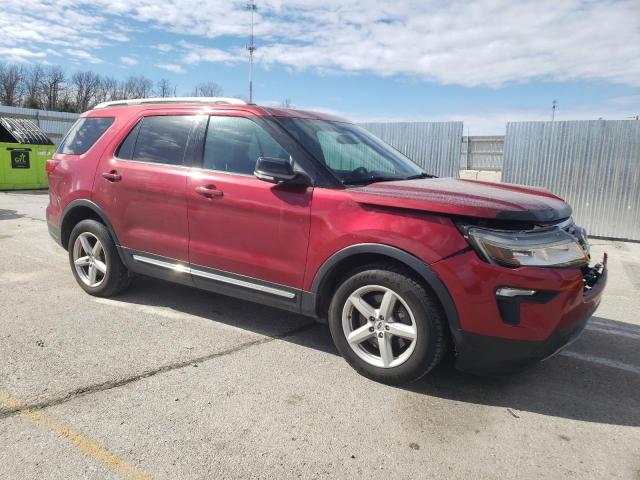 Vin: 1fm5k7d85jgc04709, lot: 50596605, ford explorer xlt 20184