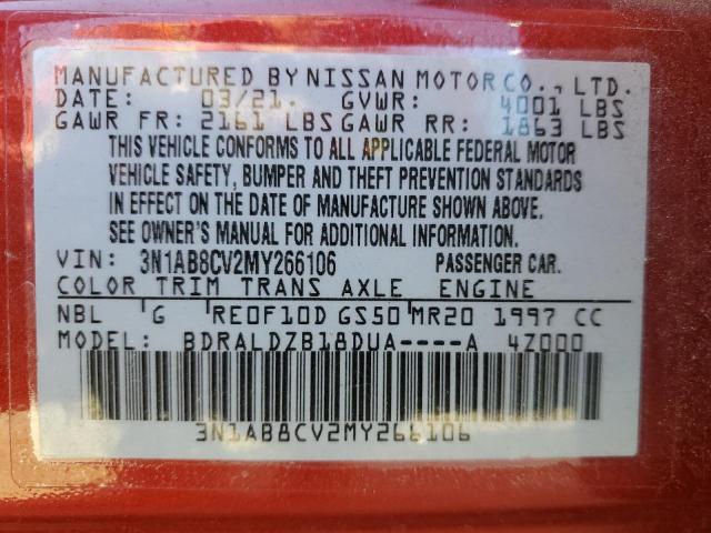 2021 NISSAN SENTRA SV - 3N1AB8CV2MY266106