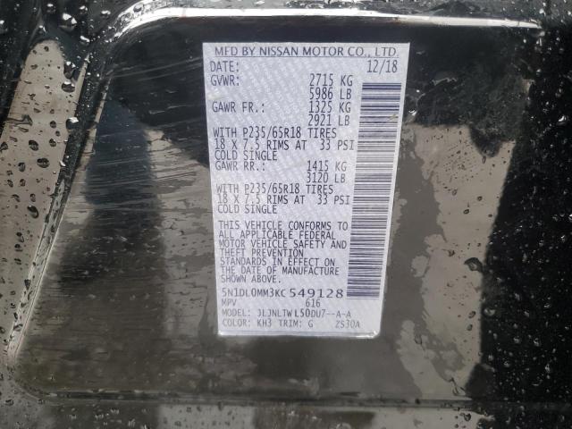 2019 INFINITI QX60 LUXE - 5N1DL0MM3KC549128