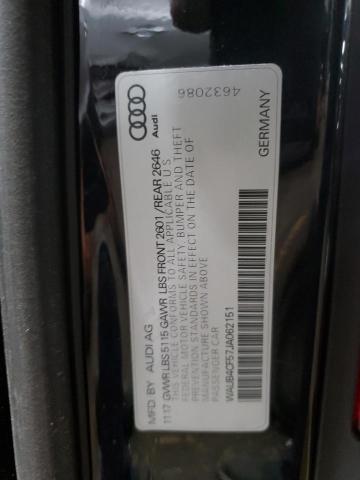 2018 AUDI S5 PREMIUM WAUB4CF57JA062151