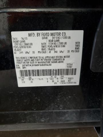 2015 FORD EDGE SE - 2FMTK3G98FBB55430