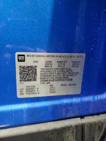 2024 CHEVROLET EQUINOX LT - 3GNAXUEG2RS177238