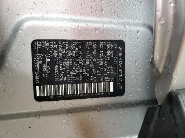 2021 NISSAN ROGUE PLAT JN8AT3DD8MW320510