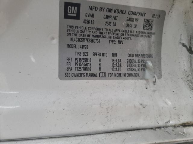 2019 BUICK ENCORE ESS - KL4CJCSM7KB860734