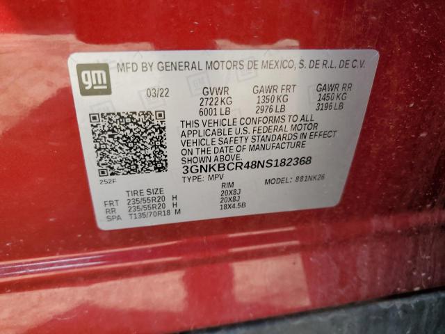 2022 CHEVROLET BLAZER 2LT - 3GNKBCR48NS182368